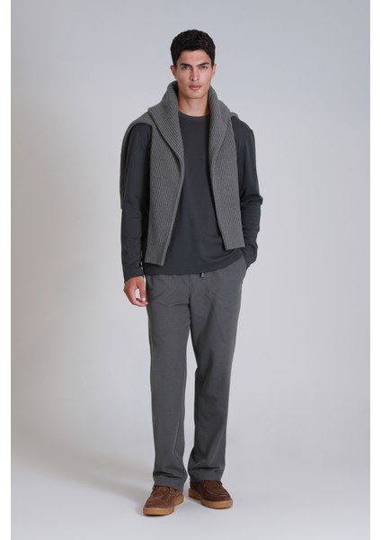 Patrıce Erkek Uzun Kol Tişört Siyah