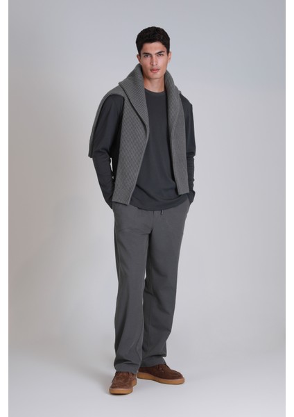 Patrıce Erkek Uzun Kol Tişört Siyah