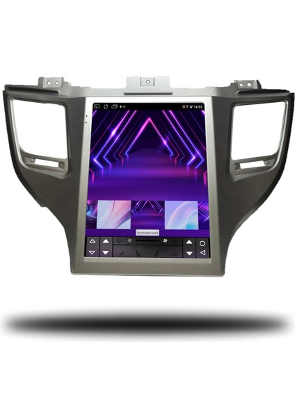 Carplayer Hyundai Tucson Tesla 2015-2018 Uyumlu Android Multimedya 4gb Ram 32GB Hafıza modelleri