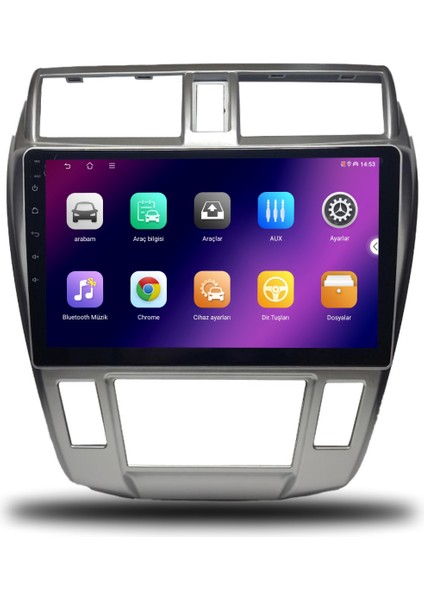 Carplayer Honda City 2009-2012 Dijital Klima Uyumlu Android Multimedya 8gb Ram 128GB Hafıza fiyatları