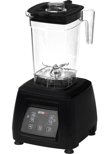 2 Litre Dijital Sensörsüz Kapaklı Siyah Çok Amaçlı Blender