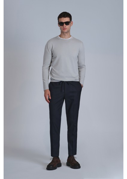 Glen Spor Erkek Chino Pantolon Slim Fit Siyah