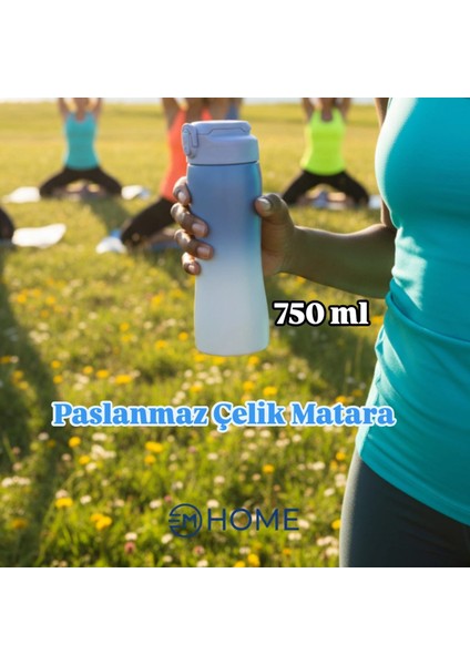 304 Paslanmaz Çelik Matara 750ML Spor Matarası Okul Matarası