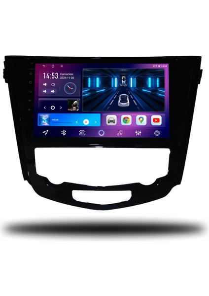 Carplayer Nissan Qashqai 2014-2021 Dijital Klima Uyumlu Android Multimedya 6gb Ram 64GB Hafıza
