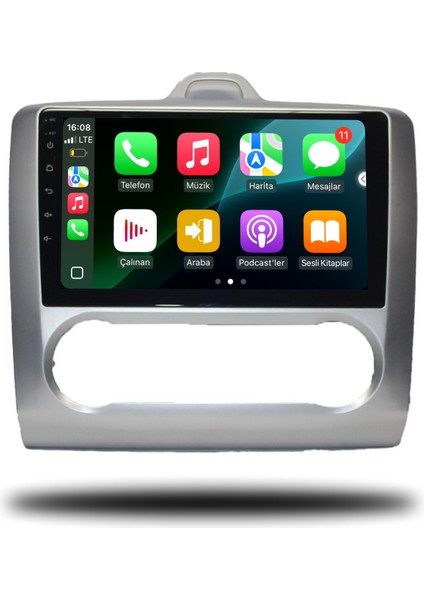 Carplayer Ford Focus 2 2007-2011 Dijital Klima Uyumlu Android Multimedya 6gb Ram 64GB Hafıza modelleri