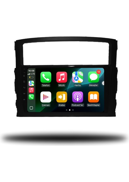 Carplayer Mitsubishi Pajero 2008-2014 Uyumlu Android Multimedya 6gb Ram 64GB Hafıza modelleri