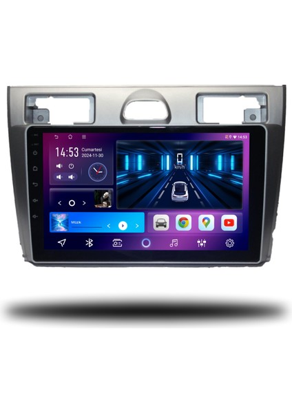 Carplayer Ford Fiesta 2006-2011 Uyumlu Android Multimedya 6gb Ram 64GB Hafıza