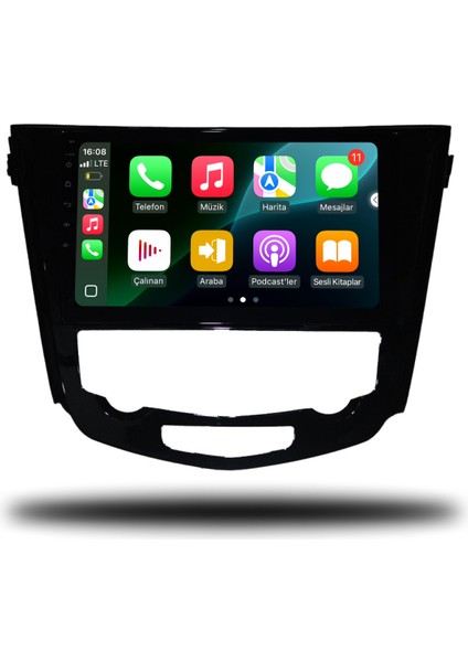 Carplayer Nissan Qashqai 2014-2021 Dijital Klima Uyumlu Android Multimedya 8gb Ram 128GB Hafıza modelleri