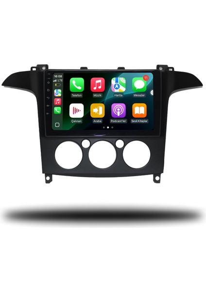 Carplayer Ford S-Max 2006-2014 Manuel Klima Uyumlu Android Multimedya 6gb Ram 64GB Hafıza modelleri