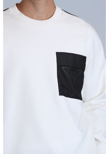 Techno Erkek Sweatshirt Siyah