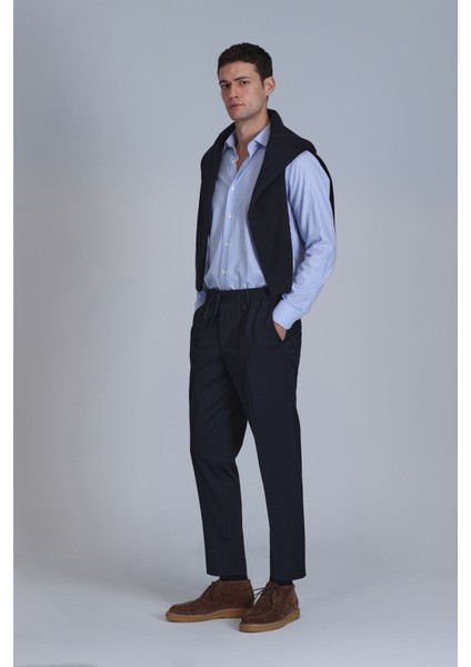 Antoni Spor Erkek Chino Pantolon Slim Fit Lacivert
