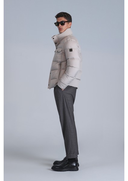 Stell Spor Erkek Chino Pantolon Slim Fit Gri