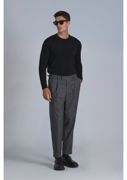 Stell Spor Erkek Chino Pantolon Slim Fit Gri