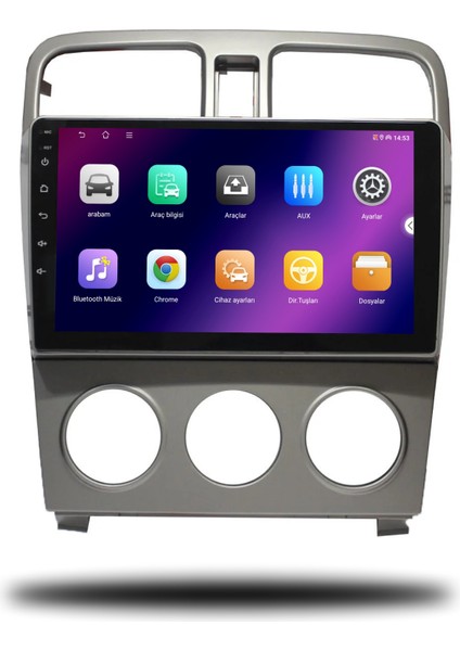 Caros Subaru Forester 2002-2007 Uyumlu Android Multimedya 4gb Ram 64GB Hafıza fiyatları