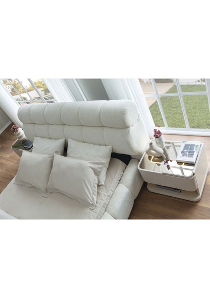 Asya Bed With Storage 160X200 cm indirimleri