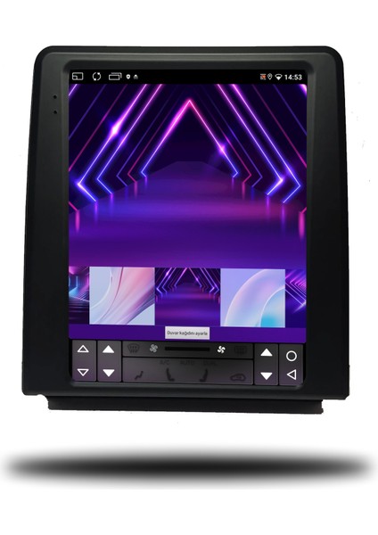 Carplayer Renault Clio 5 Tesla 2019-2022 Android Multimedya 4gb Ram 32GB Hafıza