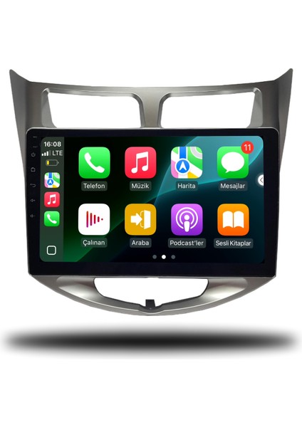 Carplayer Hyundai Accent Blue 2011-2019 Uyumlu Android Multimedya 8gb Ram 128GB Hafıza modelleri
