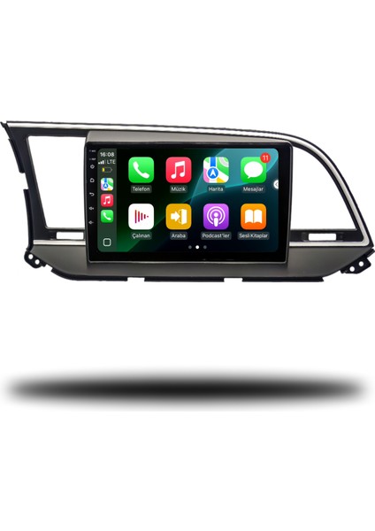 Carplayer Hyundai Elantra 2015-2018 Uyumlu Android Multimedya 8gb Ram 128GB Hafıza modelleri