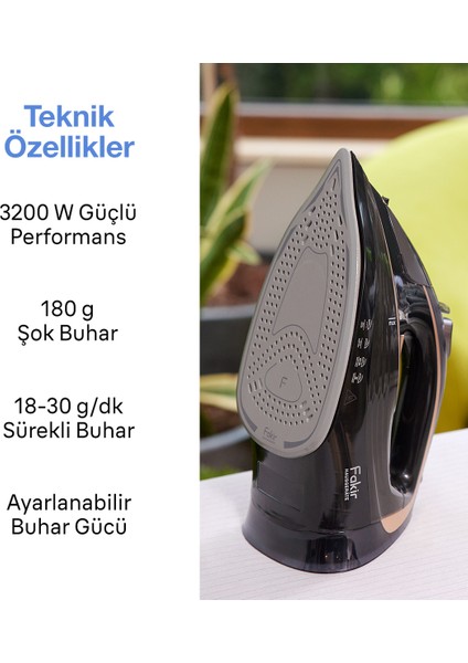 Siyah Onyx Buharlı Ütü ile Pratik ve Şık Ütüleme Deneyimi modelleri