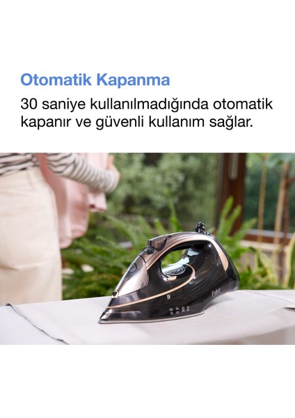 Siyah Onyx Buharlı Ütü ile Pratik ve Şık Ütüleme Deneyimi