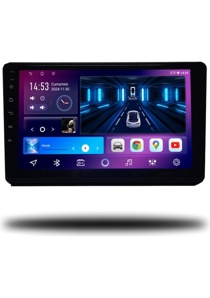 Carplayer Peugeot Boxer 2007-2011 Uyumlu Android Multimedya 8gb Ram 128GB Hafıza