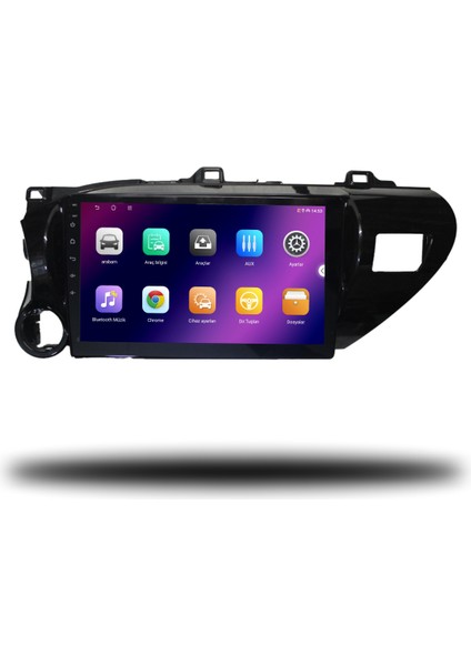 Carplayer Toyota Hilux 2016-2022 Uyumlu Android Multimedya 8gb Ram 128GB Hafıza fiyatları