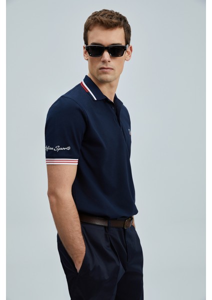 Eros Smart Erkek Polo Tişört Siyah