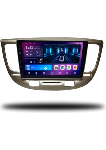 Caros Kia Rio 2004-2007 Uyumlu Android Multimedya 4gb Ram 64GB Hafıza