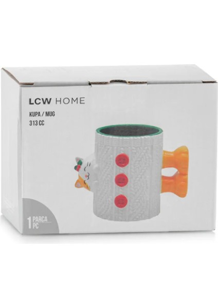 Lcw Home Karişik Kedi Baskılı Seramik Kupa 313 ml