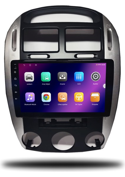 Carplayer Kia Cerato 2004-2009 Manuel Klima Uyumlu Android Multimedya 8gb Ram 128GB Hafıza fiyatları