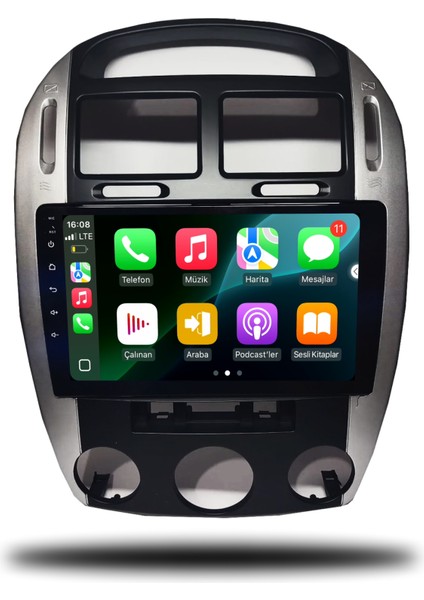 Carplayer Kia Cerato 2004-2009 Manuel Klima Uyumlu Android Multimedya 8gb Ram 128GB Hafıza modelleri