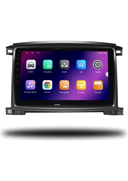 Carplayer Toyota Land Cruiser 2003-2007 Uyumlu Android Multimedya 8gb Ram 128GB Hafıza fiyatları
