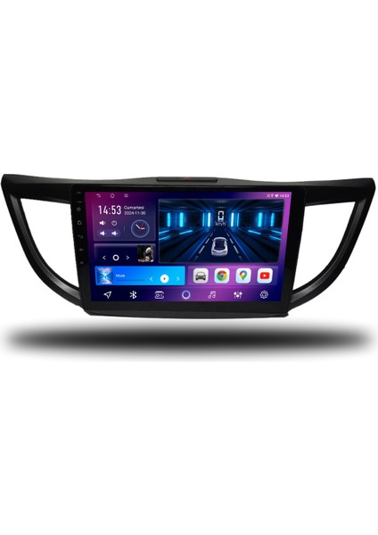 Caros Honda Crv 2013-2018 10 Inç Uyumlu Android Multimedya 4gb Ram 64GB Hafıza