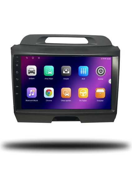 Carplayer Kia Sportage 2011-2015 Uyumlu Android Multimedya 8gb Ram 128GB Hafıza fiyatları