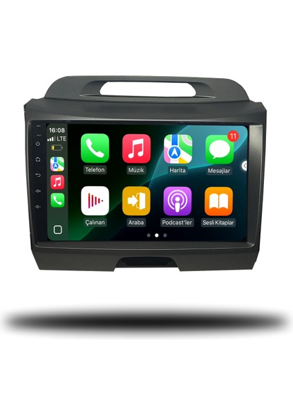 Carplayer Kia Sportage 2011-2015 Uyumlu Android Multimedya 8gb Ram 128GB Hafıza modelleri