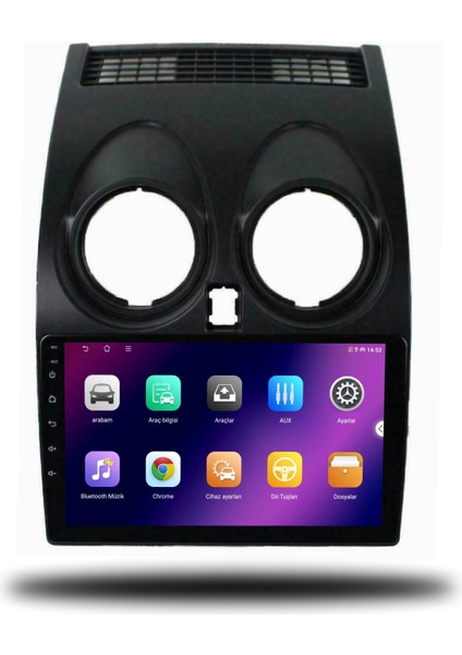 Carplayer Nissan Qashqai 2007-2013 Uyumlu Android Multimedya 8gb Ram 128GB Hafıza fiyatları