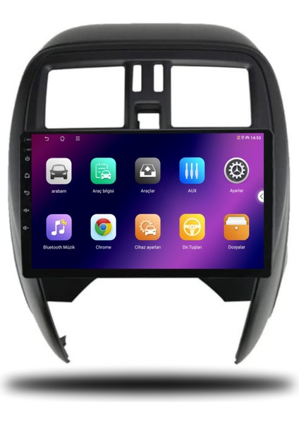 Caros Nissan Micra 2014-2018 Uyumlu Android Multimedya 4gb Ram 64GB Hafıza fiyatları