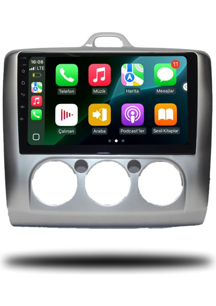 Carplayer Ford Focus 2 2007-2011 Manuel Klima Uyumlu Android Multimedya 8gb Ram 128GB Hafıza modelleri