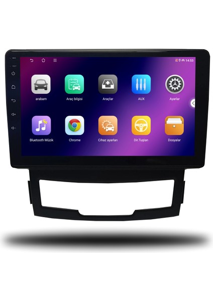 Caros Ssangyong Korando 2011-2013 Uyumlu Android Multimedya 4gb Ram 64GB Hafıza fiyatları