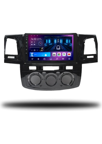 Carplayer Toyota Hilux 2005-2008 Manuel Klima Uyumlu Android Multimedya 8gb Ram 128GB Hafıza