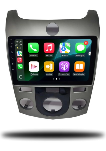 Carplayer Kia Cerato 2009-2012 Manuel Klima Uyumlu Android Multimedya 6gb Ram 64GB Hafıza modelleri