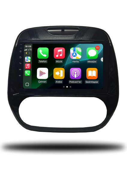 Carplayer Renault Captur 2013-2021 Android Multimedya 8gb Ram 128GB Hafıza modelleri