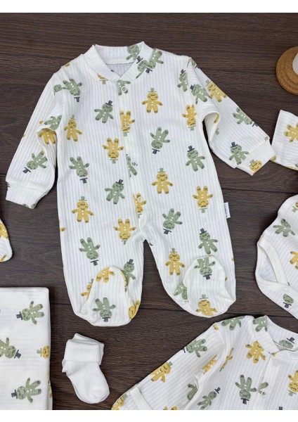 “bebek 10’lu Hastane Çıkış Seti Ayıcık Desenli Pamuklu Yenidoğan Kız Erkek 0-3 Ay” fiyatları