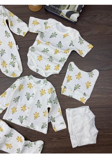 “bebek 10’lu Hastane Çıkış Seti Ayıcık Desenli Pamuklu Yenidoğan Kız Erkek 0-3 Ay” fırsatları