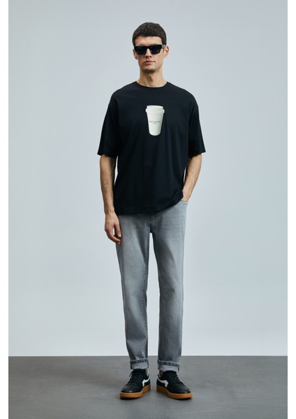 Zeno Smart Jean Erkek Pantolon Slim Fit Antrasit