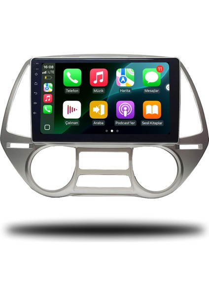 Carplayer Hyundai I20 2009-2011 Uyumlu Android Multimedya 8gb Ram 128GB Hafıza modelleri