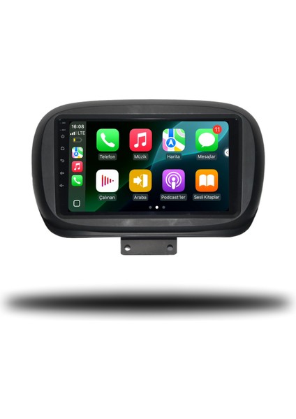 Carplayer Fiat 500X 2014-2022 Uyumlu Android Multimedya 8gb Ram 128GB Hafıza modelleri