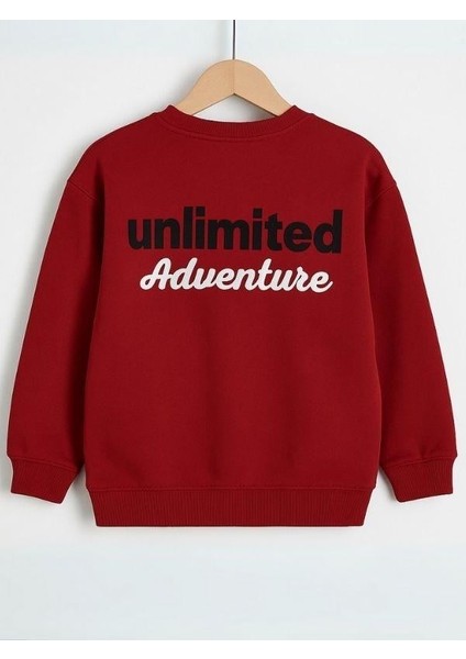 Erkek Çocuk Pamuklu Unlimited Yazılı Tasarım Sweatshirt fırsatları