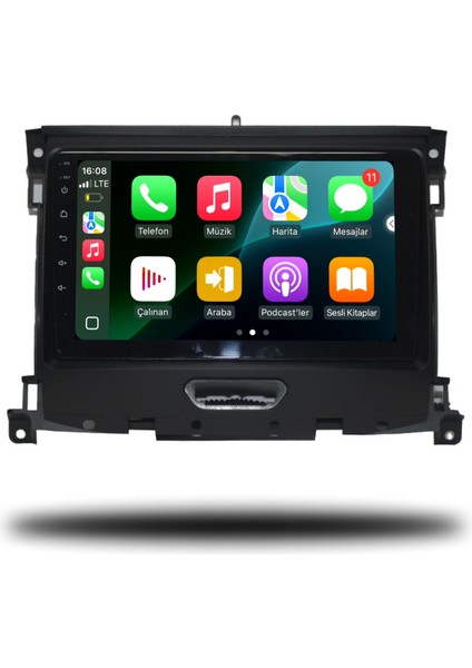 Carplayer Ford Ranger 2016-2022 Uyumlu Android Multimedya 8gb Ram 128GB Hafıza modelleri