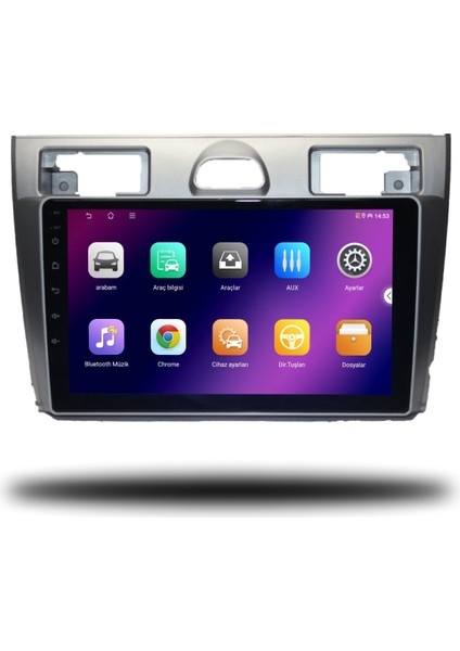 Carplayer Ford Fiesta 2006-2011 Uyumlu Android Multimedya 8gb Ram 128GB Hafıza fiyatları